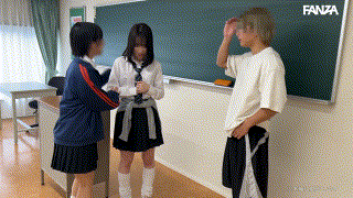 smuh050【女子生徒2人組】小島みこ｜白石もも エロGIF 1
