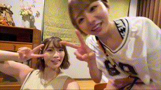 gasp005【WAKO＆MAHO】浜崎真緒｜美園和花 エロGIF 1